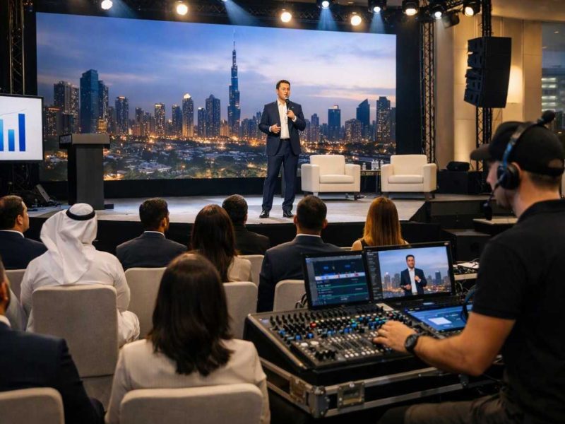 Event Audio Visual Equipment Rental in Dubai