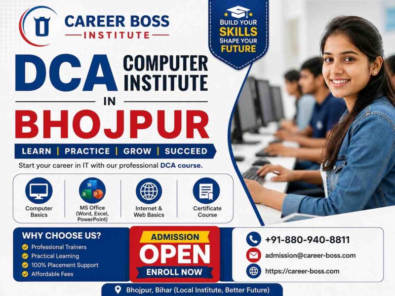 DCA Computer Institute in Bhojpur - Career Boss Institute