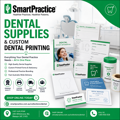 Dental Supplies & Custom Dental Printing | SmartPractice AU