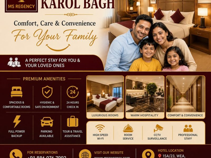 Hotel Near Karol Bagh Market | Comfortable Stay