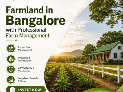 Farmland in Bangalore with Professional Farm Management