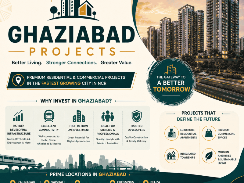 Ghaziabad Projects – Discover New Launches & Verified Property Listings