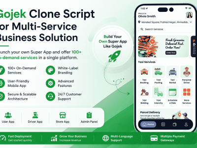 Gojek Clone Script for Multi-Service Business Solution