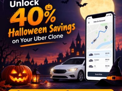 40% OFF Your Uber Clone Script? This Halloween, don't miss your chance to save big!