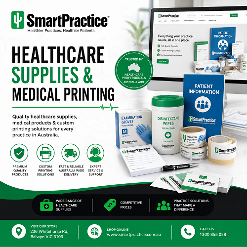 Healthcare Supplies & Medical Printing | SmartPractice Australia
