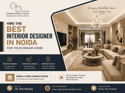 Hire the Best Interior Designer in Noida for Your Dream Home