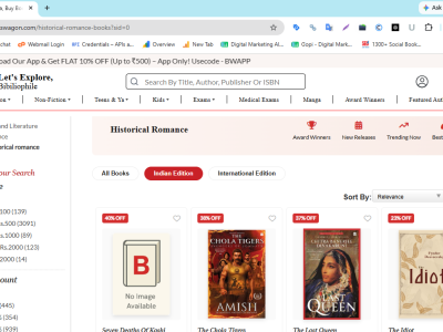 Where to Buy Popular Historical Romance Books Online in India