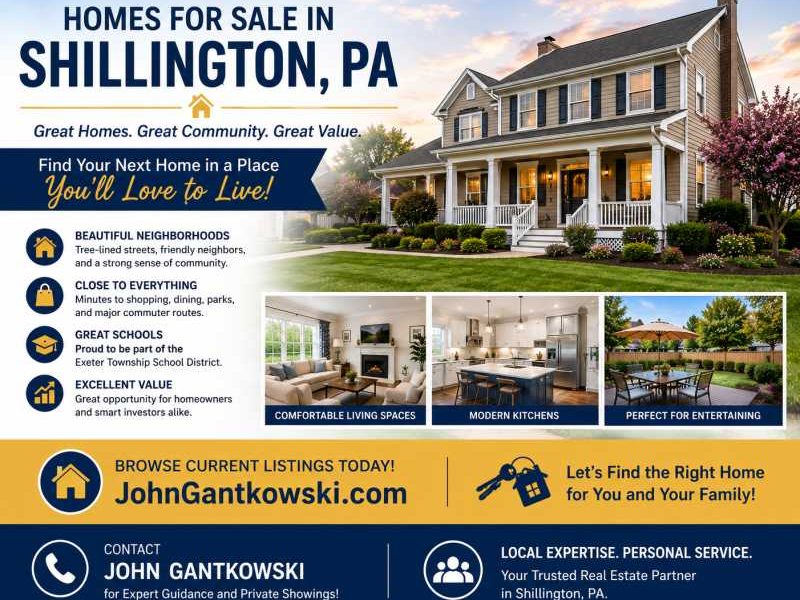 Homes for Sale in Shillington PA – Discover Your Ideal Home