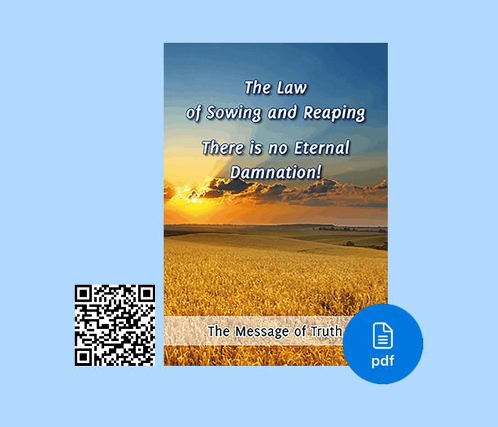 PDF The Law of Sowing and Reaping - There is no eternal damnation!