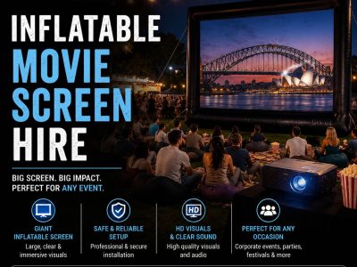 Inflatable Movie Screen Hire for Outdoor Events and Movie Nights