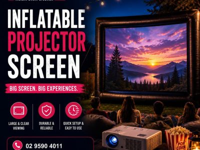 Inflatable Projector Screen Hire for Outdoor Events Across Sydney