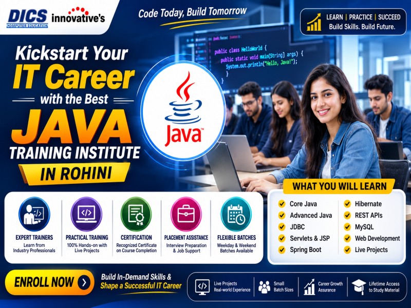 Kickstart Your IT Career with the Best Java Training Institute in Rohini