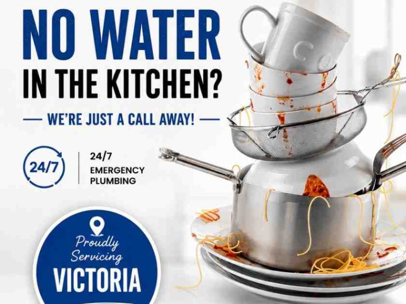 NO WATER IN THE KITCHEN? WE'RE JUST A CALL AWAY!