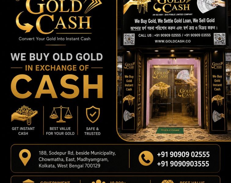 Sell Your Gold in Kolkata – Gold Cash Limited