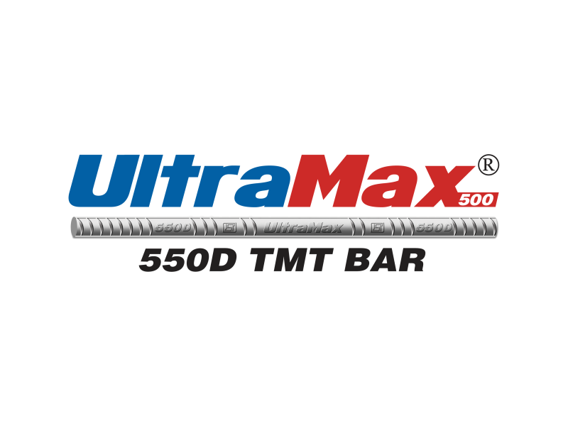 UltraMax TMT Bars | High-Strength Fe 550D Steel Rebars for Construction