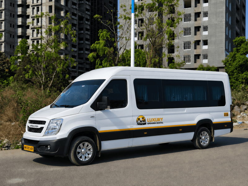 Luxury Urbania 10 Seater Rental with Expert Chauffeur