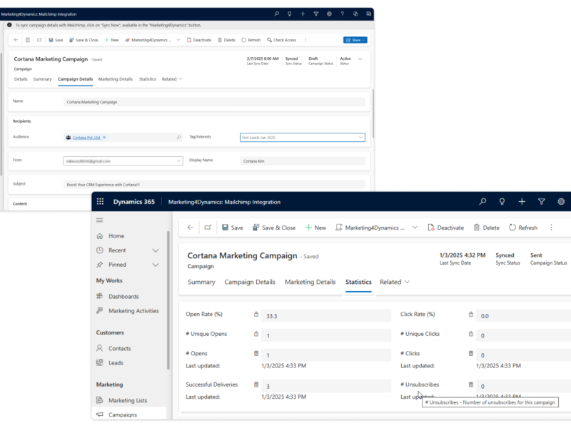 Dynamics 365 for Marketing: Enhance Email Marketing with Mailchimp Integration