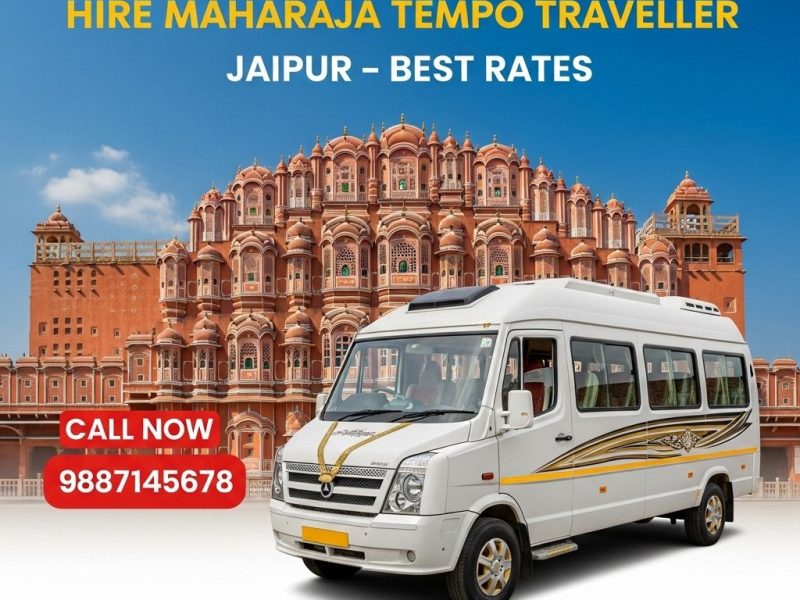 Maharaja Tempo Traveller Hire Jaipur for Luxury Travel