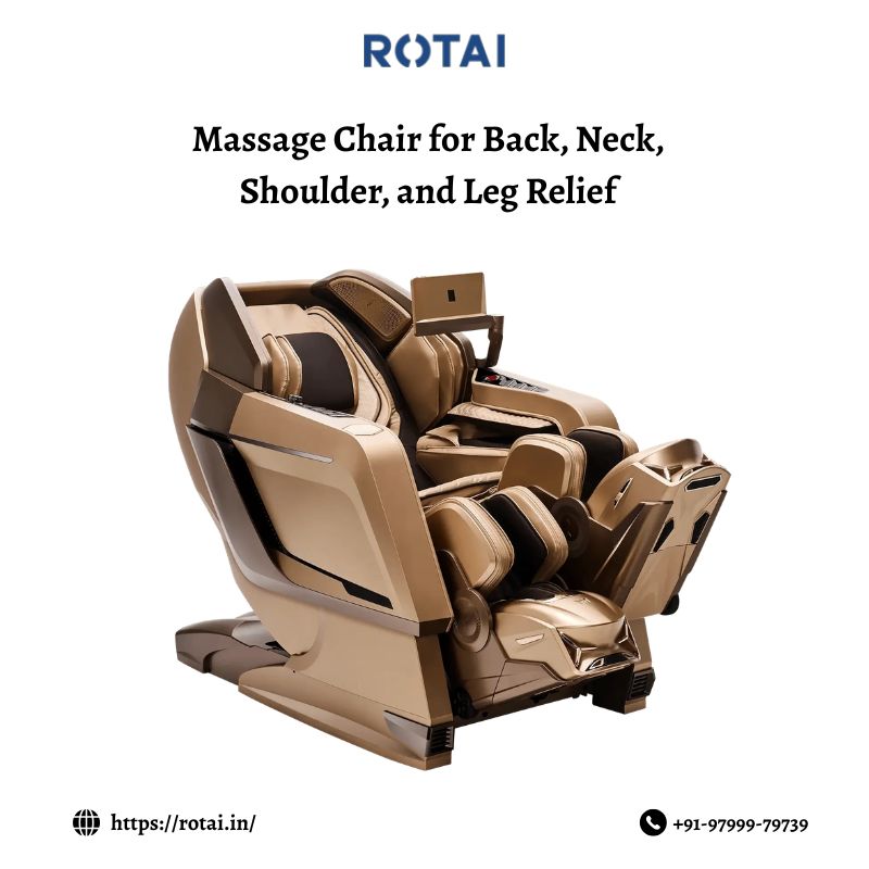 Massage Chair for Back, Neck, Shoulder, and Leg Relief