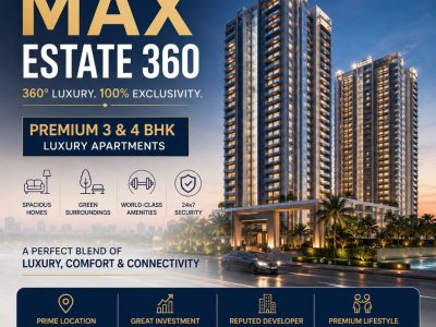 Max Estate 360 Gurgaon | Luxury 3 & 4 BHK Apartments
