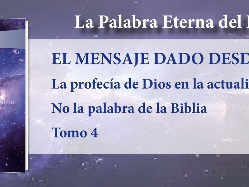 PDF El Mensaje dado desde el Infinito