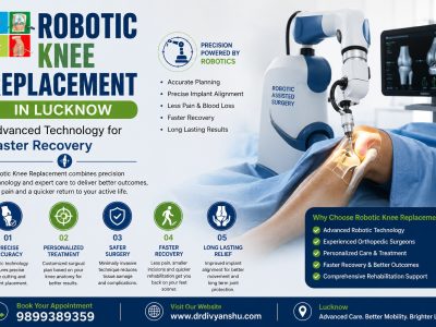 Robotic Knee Replacement in Lucknow: Advanced Technology for Faster Recovery