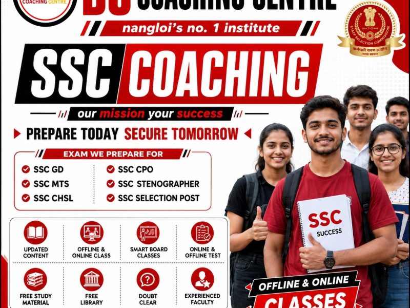 SSC Coaching in Mundka | Best SSC Coaching Institute Near Mundka – BS Coaching Centre