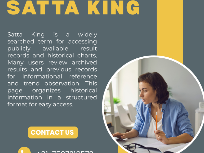 Satta King – Informational Result Records & Historical Updates