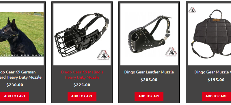 Buy Soft Dog Muzzles in Australia