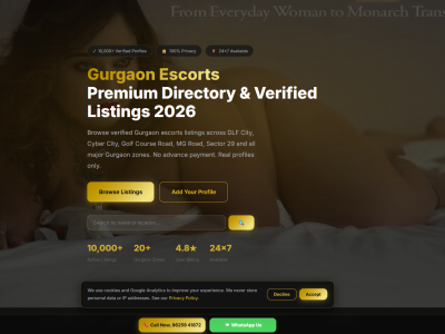 Gurgaon Escorts Service - Verified Listings 202