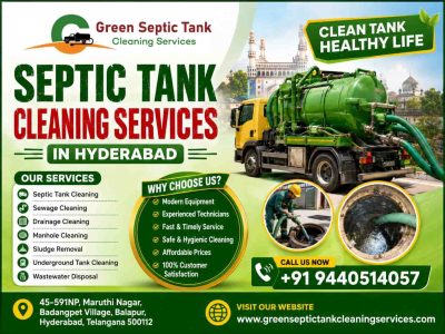 Professional Septic Tank Cleaning Services in Hyderabad