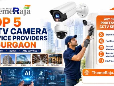 Top 5 CCTV Camera Service Providers in Gurgaon | Installation, Repair & AMC