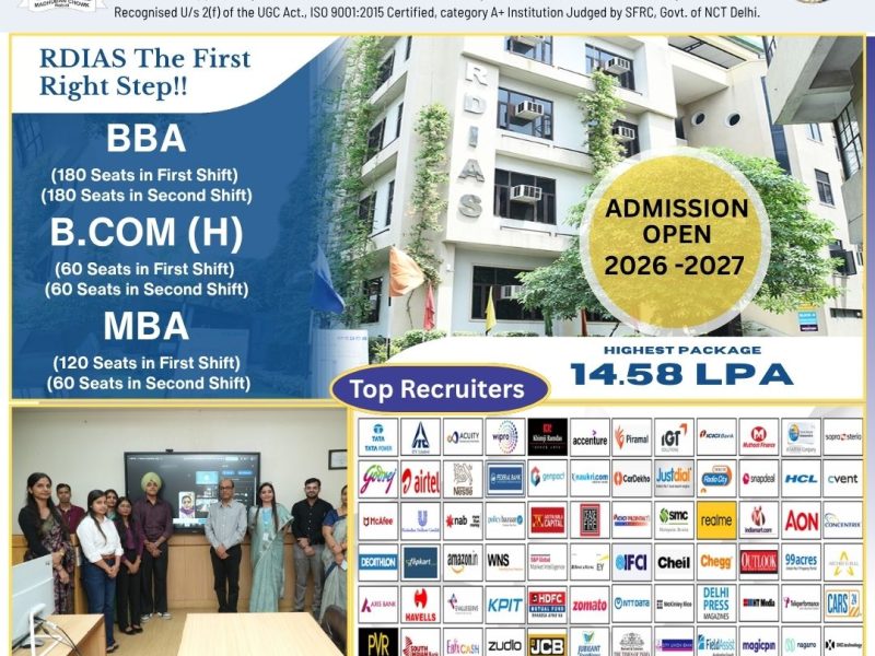 Top BBA Colleges in Delhi NCR with Highest Placements – Choose RDIAS for a Successful Career