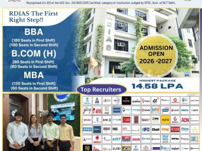 GGSIPU Affiliated Top BBA Colleges in Pitampura and Rohini - RDIAS
