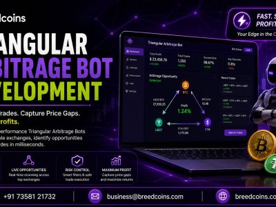 Triangular Arbitrage Bot Development for Fast, Secure & Profitable Automated Trading