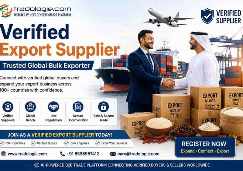 Verified Export Supplier | Trusted Global Bulk Exporter