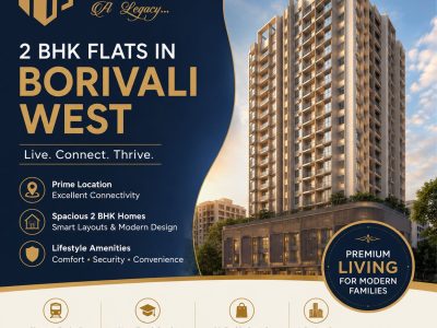 Premium 2 BHK Flats in Borivali West by Shelaji Group