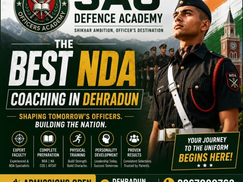 Best NDA Coaching in Dehradun - SAO Defence Academy