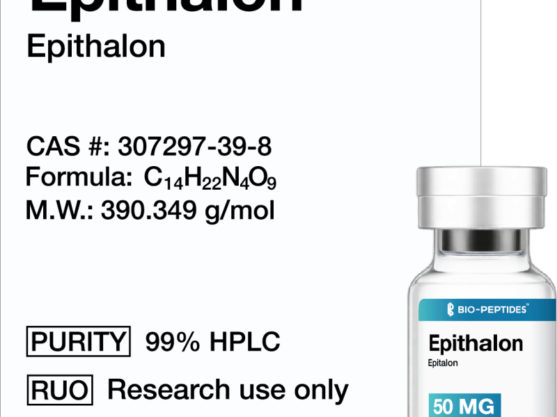 Epitalon 50mg Research Peptide | High Purity Longevity Peptide | Bio-Peptides