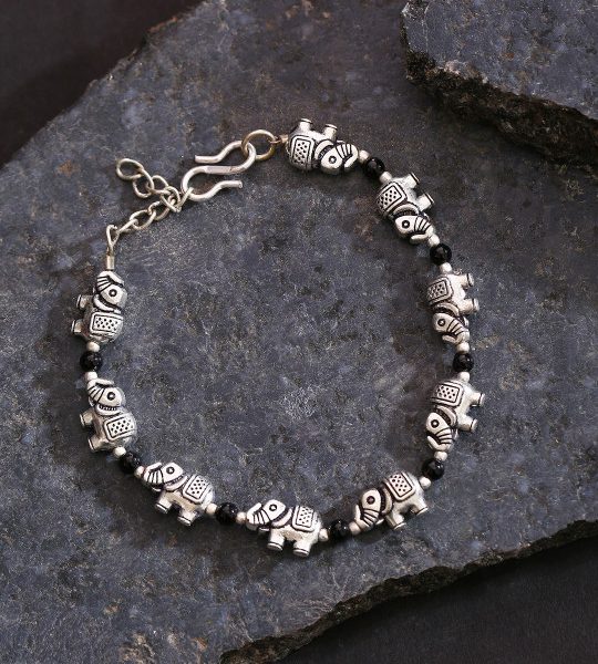 Priyaasi Black Oxidised Silver