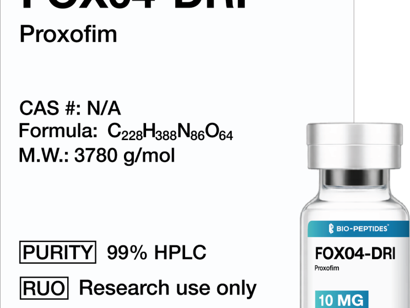 FOXO4-DRI (Proxofim) 10mg Research Peptide | High Purity | Bio-Peptides