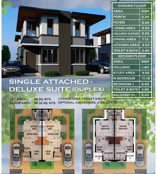 PRE-SELLING Single Attached Duplex (Deluxe)