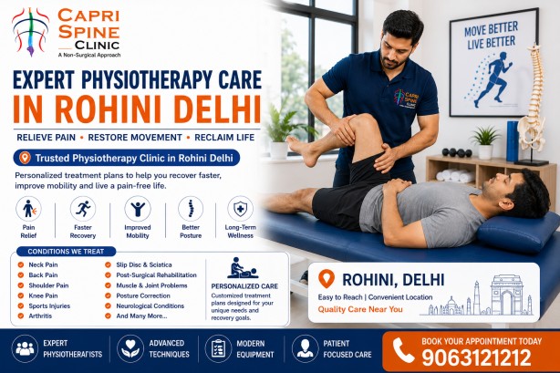 Physiotherapy Clinic in Rohini Delhi | Expert Physiotherapist Services