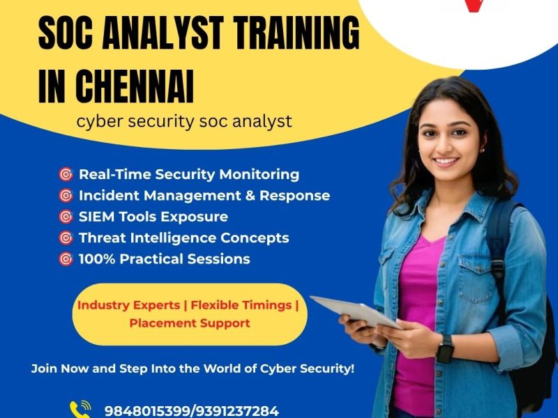 SOC Analyst Training in Chennai