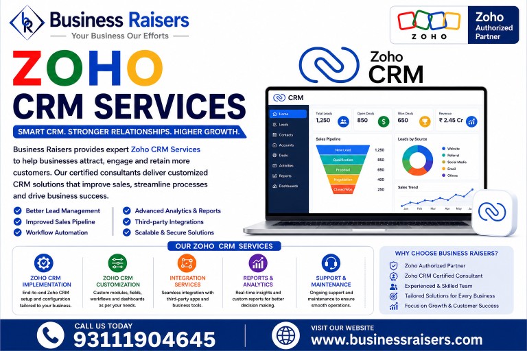 Zoho CRM Services | Zoho CRM Experts & Certified Consultants