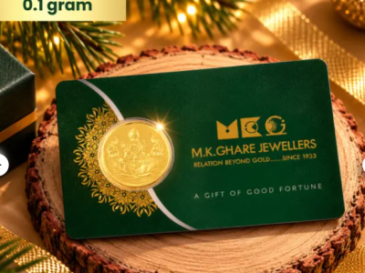 Laxmi Ganesh Gold Coin for Diwali Gifting | MK Ghare Jewellers