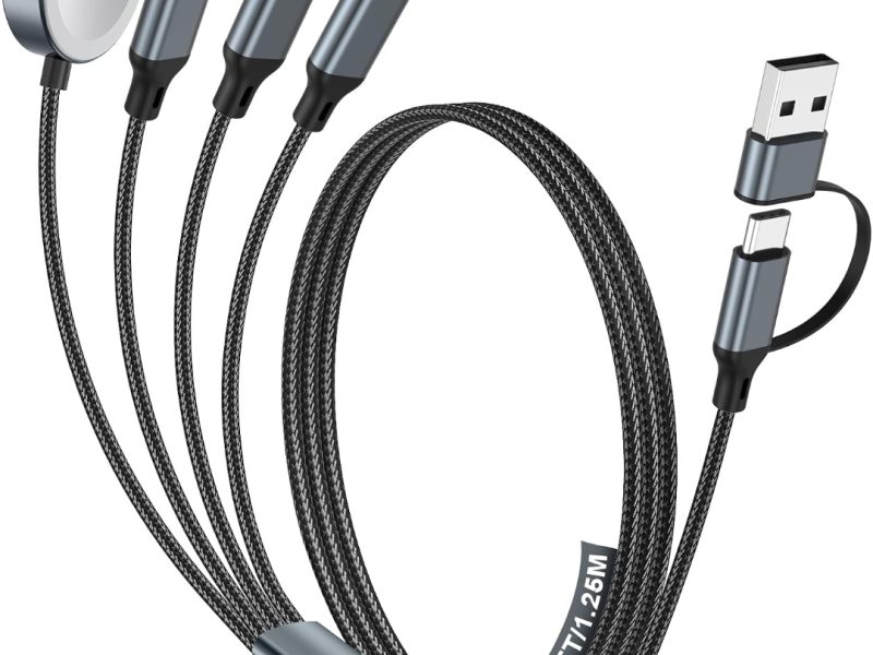 Powerful 4-in-2 Multi Charging Cable for Apple Watch Charger/eBook Reader Charger and many devices