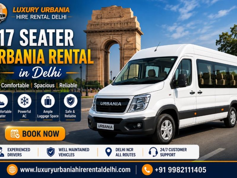17 Seater Tempo Traveller Rental Delhi | Luxury Hire