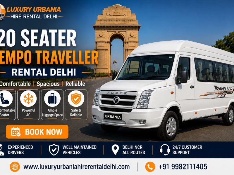 26 Seater Tempo Traveller Rental Delhi
