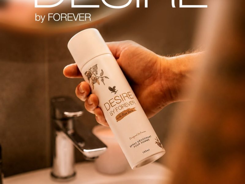 Desire by Forever – Men's Deodorant with Aloe Vera